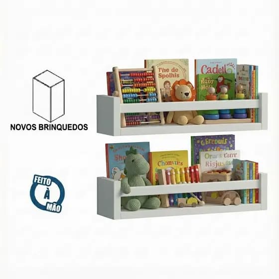 Mdf prateleira para livros prontas