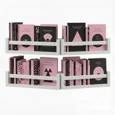 KIT 2 PRATELEIRAS MDFF MONTADAS