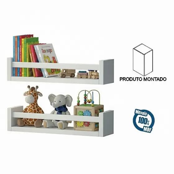 PRATELEIRAS MDF BRANCO JA FEITAS PARA USO