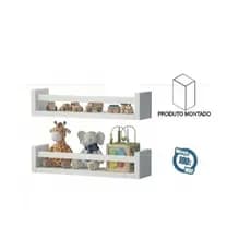 conjunto duas prateleiras mdf
