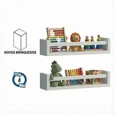 Prateleiras para quarto livros mdf