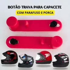 Botão trava para capacete San Marino Taurus, FW3, 788, Sport Moto, Pro Tork Automáticos