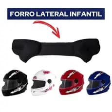 Forro Laterais de Capacete Infantil Pro Tork Liberty 4 Kids (Fácil Montagem)