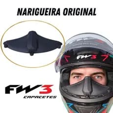 Narigueira Alta p/ Capacete LS2 e FW3 (PRODUTO ORIGINAL)