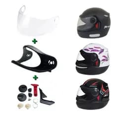 Reparo + Pala + Viseira Compatível com Capacetes San Marino Taurus Speed / Targa / Velox Kit Completo (PRODUTO ORIGINAL)