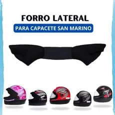 Forro Capacete San Marino, Taurus Automático (Laterais) Fácil montagem, Perfeito Acabamento