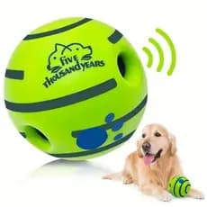 Bola Bolinha Interativa Brinquedo de Cachorro Pet com Som Apito