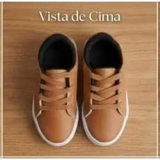 TENIS INFANTIL CASUAL MASCULINO CARAMELO MARROM NUDE