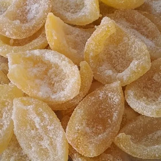 Doce de cascas de laranja cristalizadas