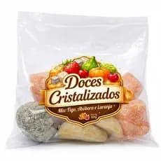 MISTO 3 SABORES CRISTALIZADOS (Abóbora, Figo e Laranja) - Emb. 300g.