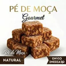 Pé de Moça Tradicional Doce de Amendoim Cremoso e Macio Ideal para Festas e Sobremesas