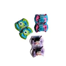 Par Laço De Cabelo Infantil Monstros S.a Mike, Sullivan, Boo