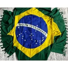 Canga de Praia Bandeira do Brasil Oficial Copa Do Mundo