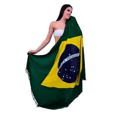 Canga Copa Do Mundo Brasil Praia E Verão Ordem E Progresso