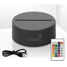 Base Para Luminária Decorativa 16 cores Led 3D