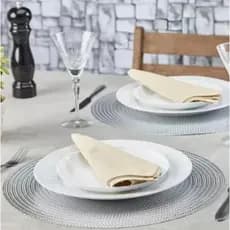 KIT Jogo Americano Redondo Sousplat Cozinha Jantar
