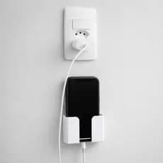 Suporte de Parede para Celular e Controle Remoto com Adesivo Fácil de Instalar