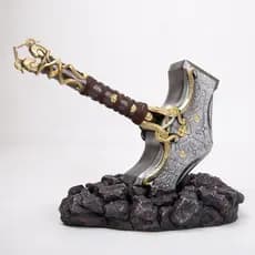 Martelo de Thor do God of War 5, Machado Destruidor Warstorm, Modelo para Cosplay, Arma do Jogo Com Base