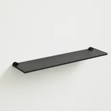 Prateleira Porta Shampoo - Vidro - 50x10cm - (Linha Black)