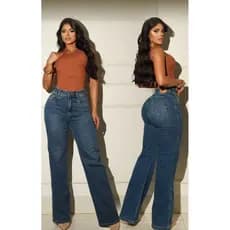 Calça Kativeiro Wid Leg jeans + elastano - LAV MEDIA
