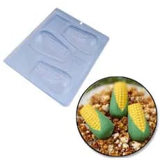 Forma Trufa Milho com Palha 3 Partes com Silicone C.10239 - Forma para Chocolate Festa Junina - BWB