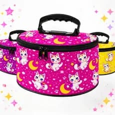 Necessaire para Maquiagem Feminina Organizadora de Cosméticos e Viagem – Gatinho