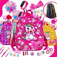 Kit De Maquiagem Infantil Completa Mochila Unicórnio