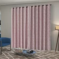 Cortina Luxo Jacquard Atena 4,00mX2,8m Semi-Blackout Sala ou Quarto