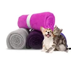 Cobertor Manta Pet Microfibra 90x110cm - Cores Variadas