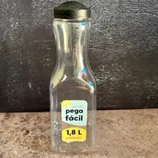 Jarra Garrafa De Água Geladeira Suco 1,8lt Pega Fácil - Garrafa de geladeira de Plástico