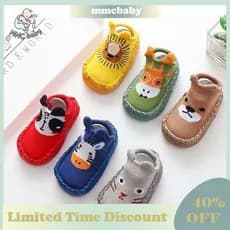 0-24 Meses Sapatos Para Bebês Recém-Nascidos De Moda Cartoon Animal Meninas Meias Antiderrapantes Slipper Soft Confortável Casual Botas De Berço