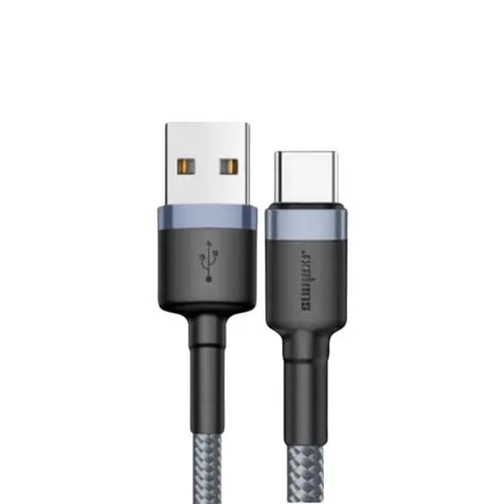 Cabo Carregador 1m Turbo 18w USB / Tipo-c Compativel Iphone 15 16 17 e Samsung