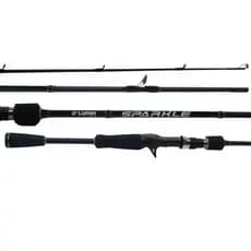 Vara Para Carretilha 1,68m Carbono 10-20lbs 2 Partes Leve