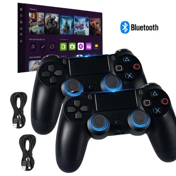 Kit 2 Controle Para Tv Samsung Lg Smartphone Pc Android Game Pass Geforce
