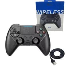 Controle Sem Fio Joystick Bluetooth Para Ps4 Pc Lancamento