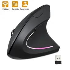 Mouse Óptico Ergonômico Sem Fio USB LED Computador 800/1200/1600DPI Para PC Laptop Notebook