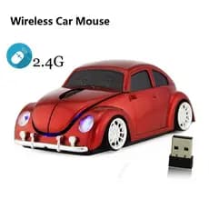 Carro Sem Fio Mini Mouse Fusca 2 . Óptico De 4G Para Computador/Notebook/PC/Presentes