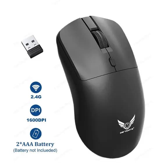 Mouse Sem Fio 2.4G Ergonômico Para Jogos 3 Níveis 1600 DPI PC , Computador , Laptop