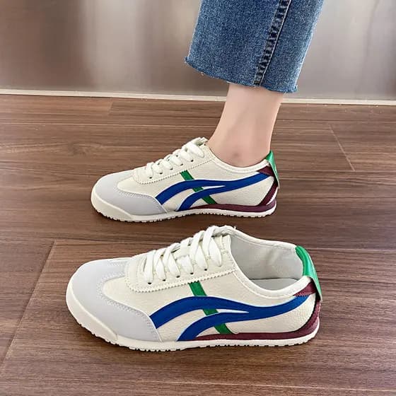 Moda Feminina Casual Estilo Coreano YS001 Novo Estilo Sapatos Forrest Gump Tênis Planos Versáteis para Estudantes