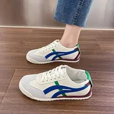 Moda Feminina Casual Estilo Coreano YS001 Novo Estilo Sapatos Forrest Gump Tênis Planos Versáteis para Estudantes