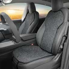 Capa De Linho Banco De Carro Acessórios Carro Para Tesla Modelo 3/Y Carro Anti-Derrapante Almofada Protetora Respirável