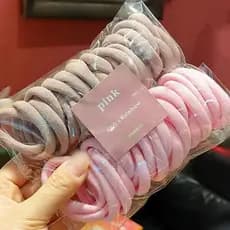 kit 50  Elástico de MEIKE1 Cabelo  Criança Adulto Rabicó 50 Unidades