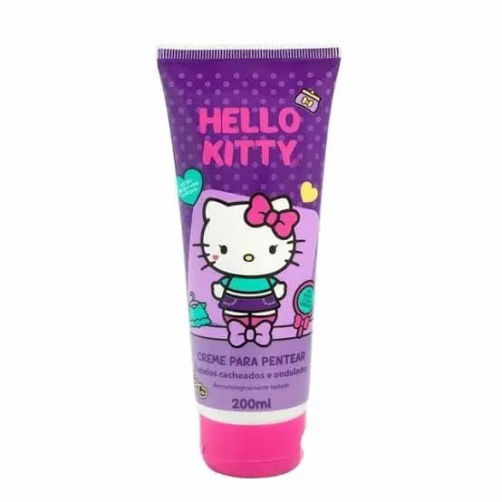 Cia da Natureza Creme de Pentear Cacheados/Lisos/Finos Hello Kitty 200ml
