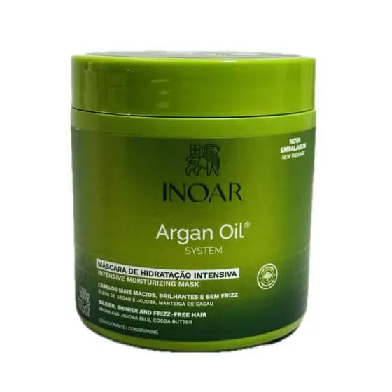 Inoar Argan Oil System Máscara Hidratação Capilar  500g