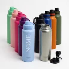 Garrafa Térmica SUPER GRANDE 1L/1.2L Inox Fitness Academia Bebidas Quentes e Frias