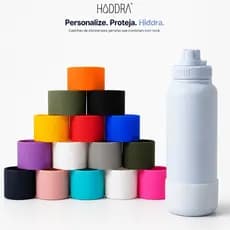Protetor Capa de Garrafa Bota de Silicone para Copo Térmica Hiddra 600 ML/800ML/850ML/1200ML