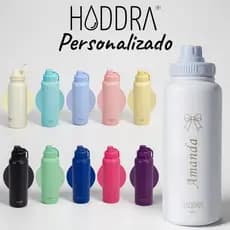 Hiddra Garrafa Termica 1Litro/1000ml Personalizada Inox Fitness Academia Bebidas Quentes e Frias
