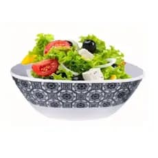 Tigela Saladeira Quadrada Funda De Melamina 1L Estampa Cores Variadas