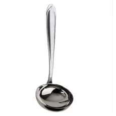 Concha Para Feijão/ Sopa  Aço  Inox  Silver 20cm  Resistente