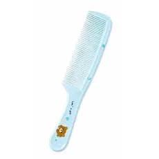 Pente Infantil Azul Ursinho Antiestático Dentes Finos Desembaraçante Cabelo Infantil Delicado Leve e Resistente